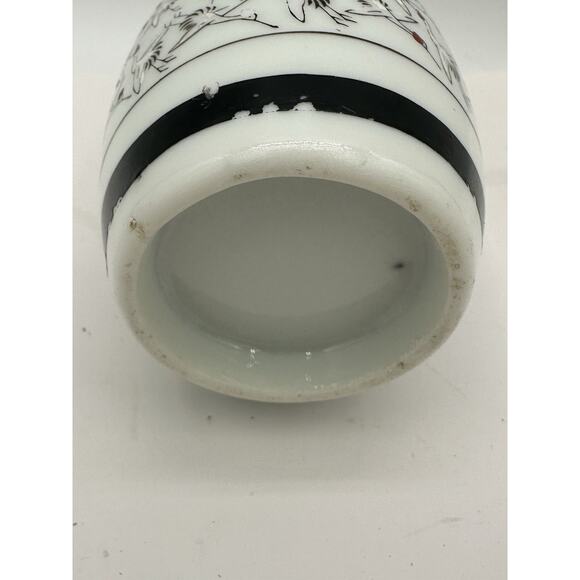 Vintage Japanese 1000 Cranes Tokkuri Sake Bottle, 6" - Picture 5 of 7